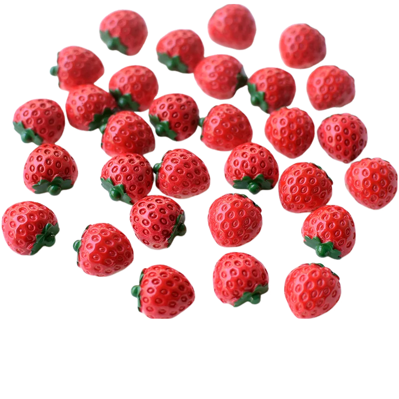 Red Strawberry 2pcs Jibbitz Shoe Charms for Crocs, Fun and Affordable