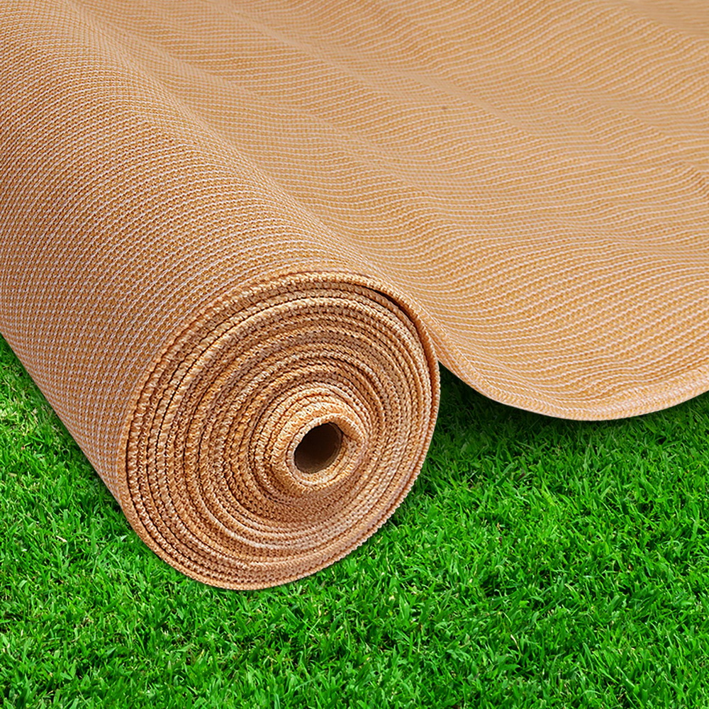 Instahut 3.66x30m 50% Heavy Duty Shade Cloth - Beige