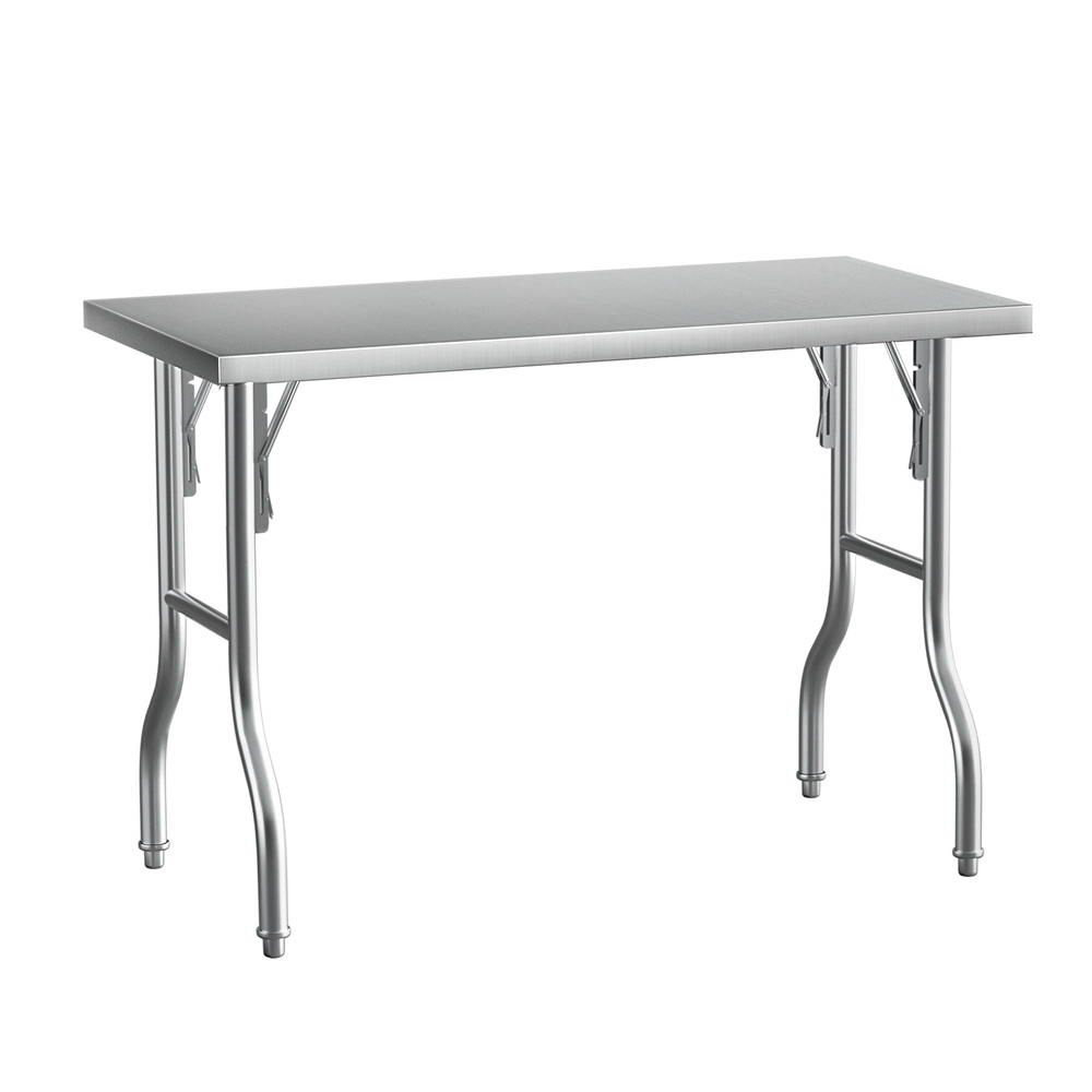 Cefito Stainless Steel Foldable Kitchen Work Bench Table 430