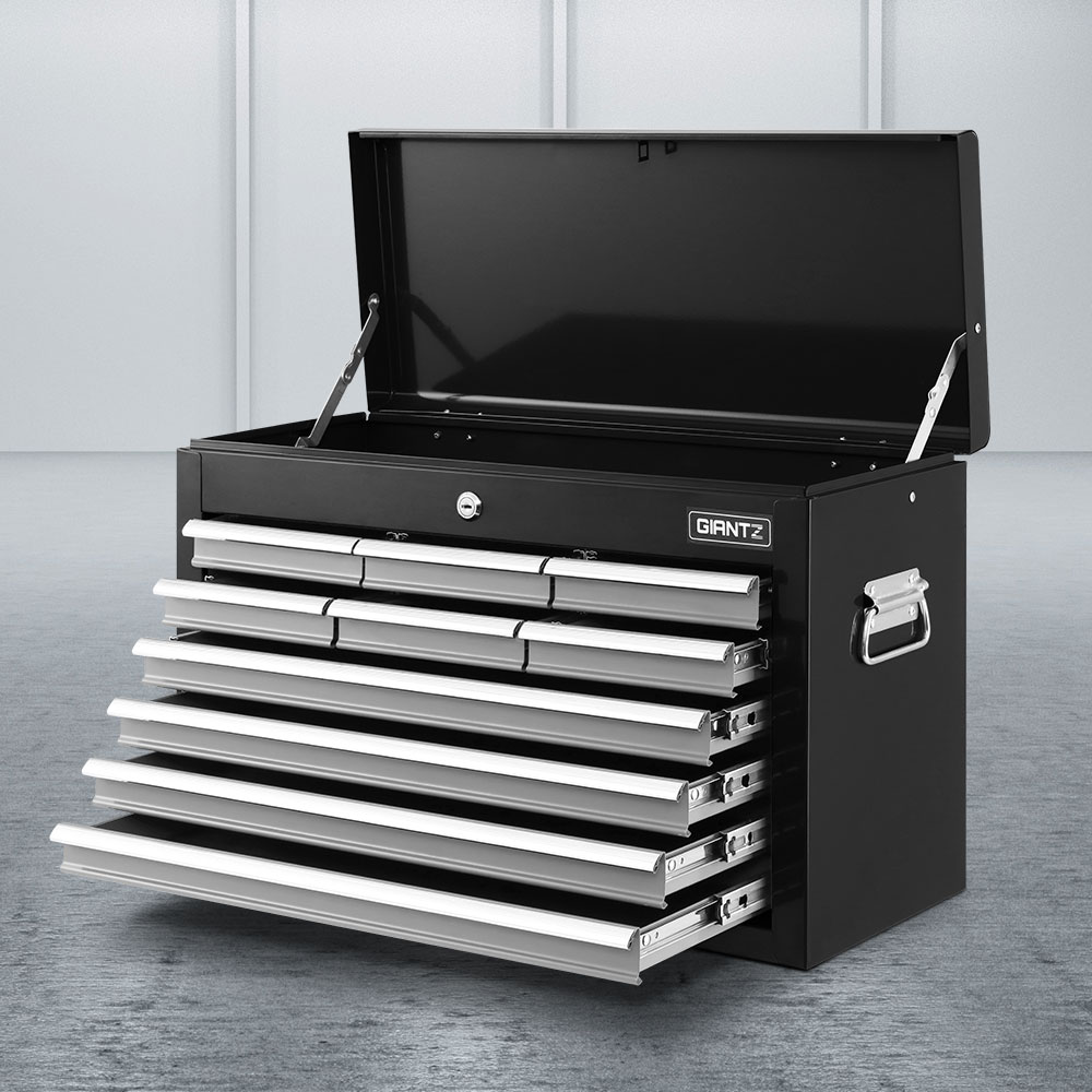 Giantz 10 Drawer Tool Box Cabinet - Grey