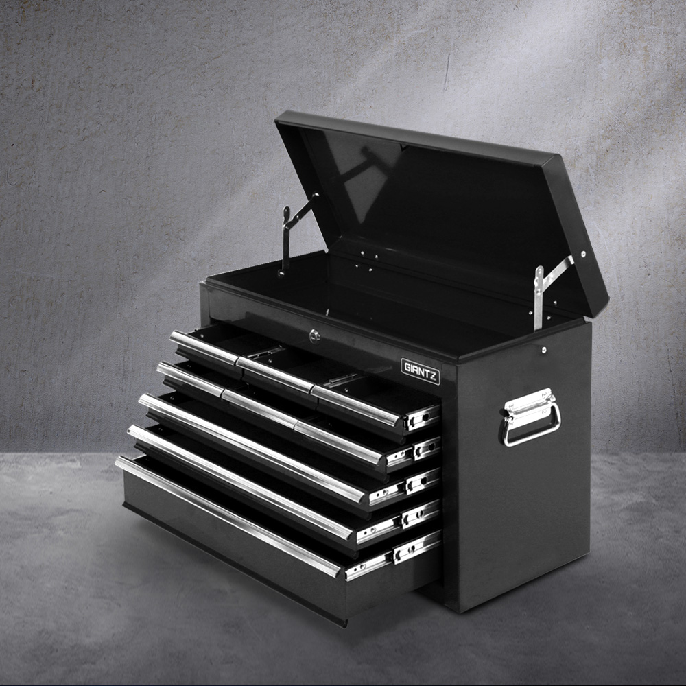Giantz 9-Drawer Black Tool Box Cabinet Chest