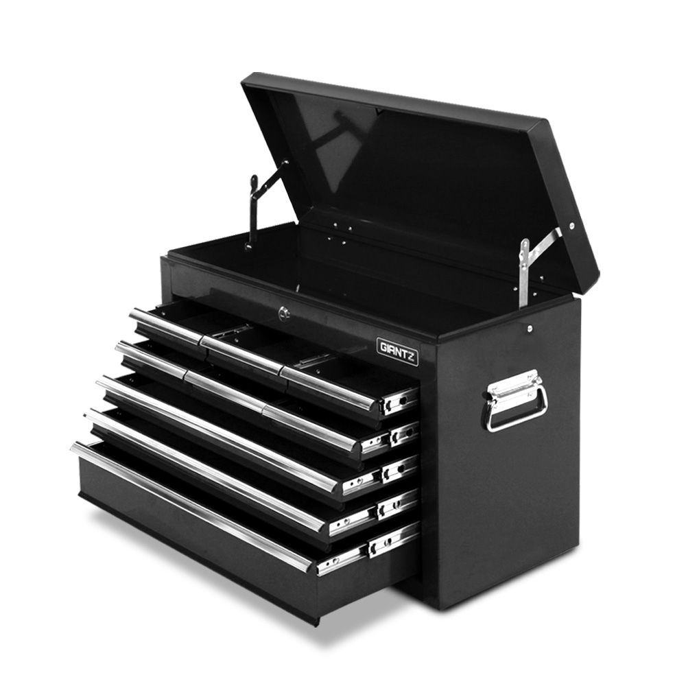 Giantz 9-Drawer Black Tool Box Cabinet Chest - Image 8