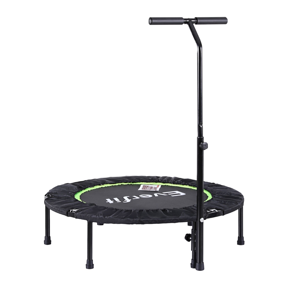 Everfit 40-Inch Foldable Fitness Trampoline Rebounder with Handrail - Image 7