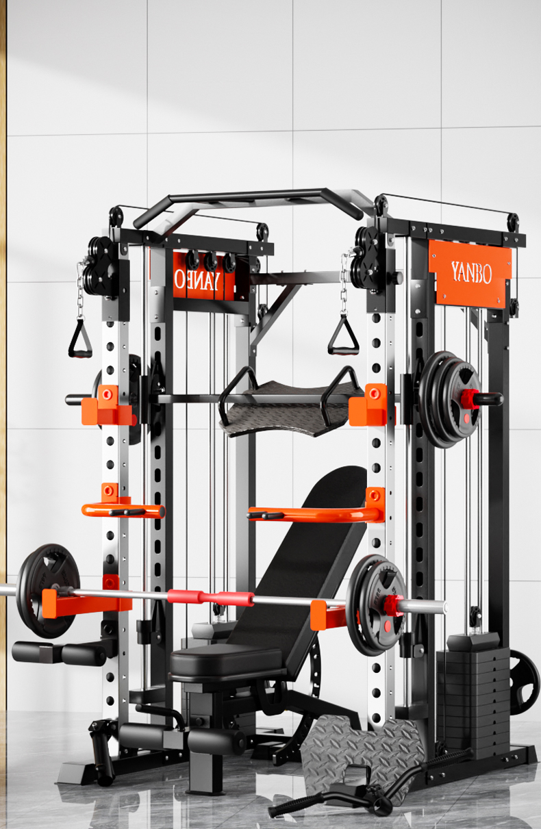 SmartFit M1 Max 130kg Pin-Loaded Multi-Functional Training Smith Machine Home Gym Power Rack