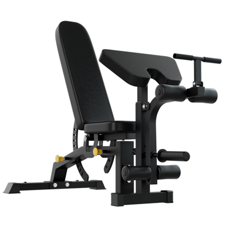 SmartFit C1 Max Multi-Functional Cable Crossover Station 130kg Pin-Loaded Machine with Bench, Barbell and Weights - Image 5