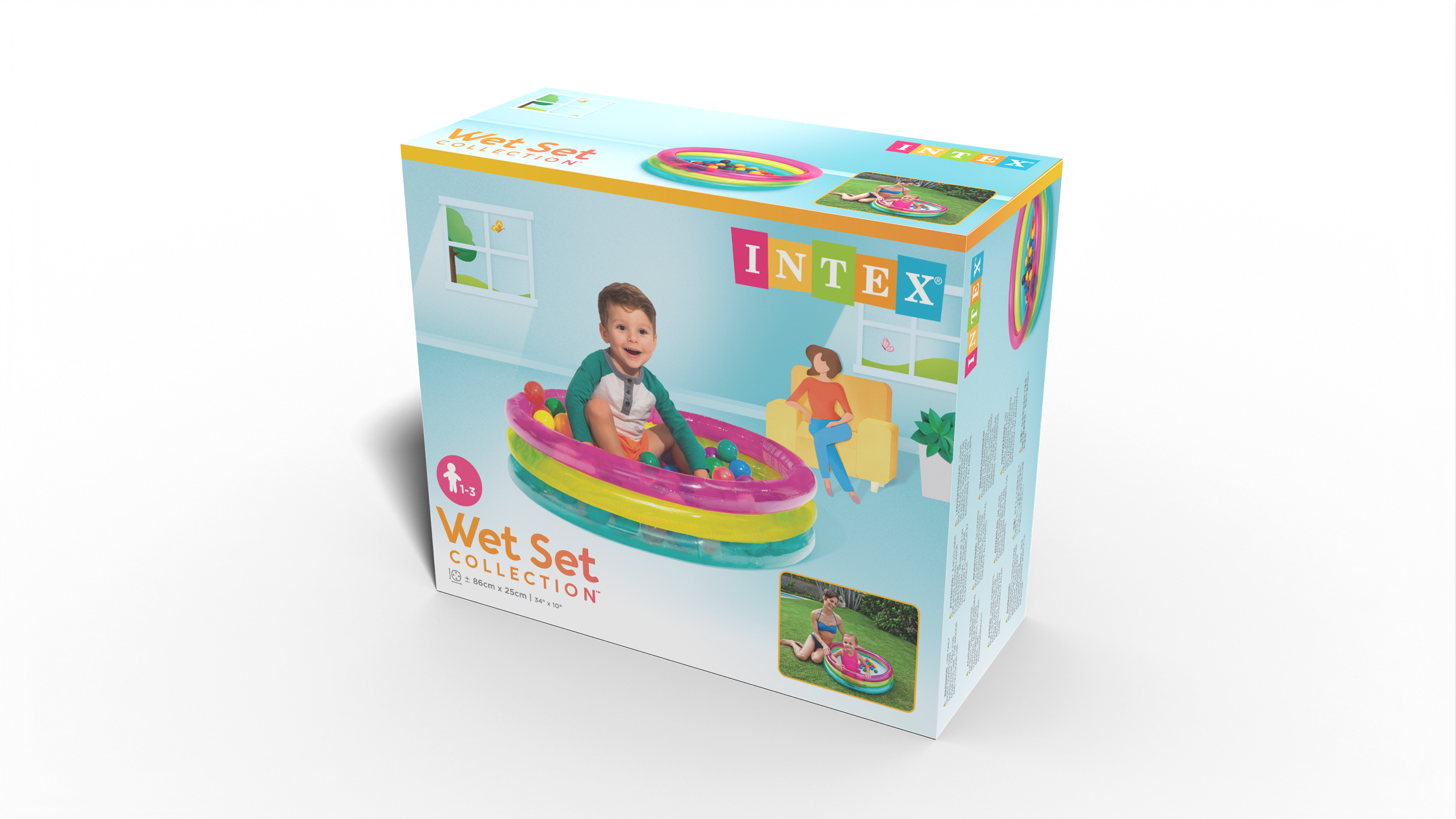 Intex 3 Ring Baby Ball Pit 48674 - Image 6