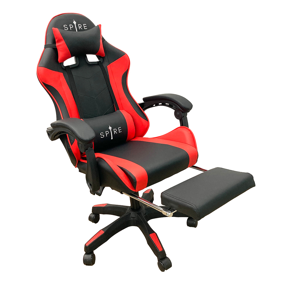 Spire Zinc Adjustable Gaming Office Chair Red and Black