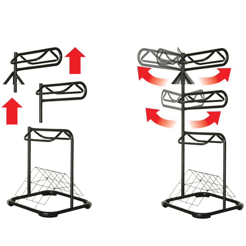 Samland Heavy Duty Three Tier Rotatable Saddle Stand - Image 2