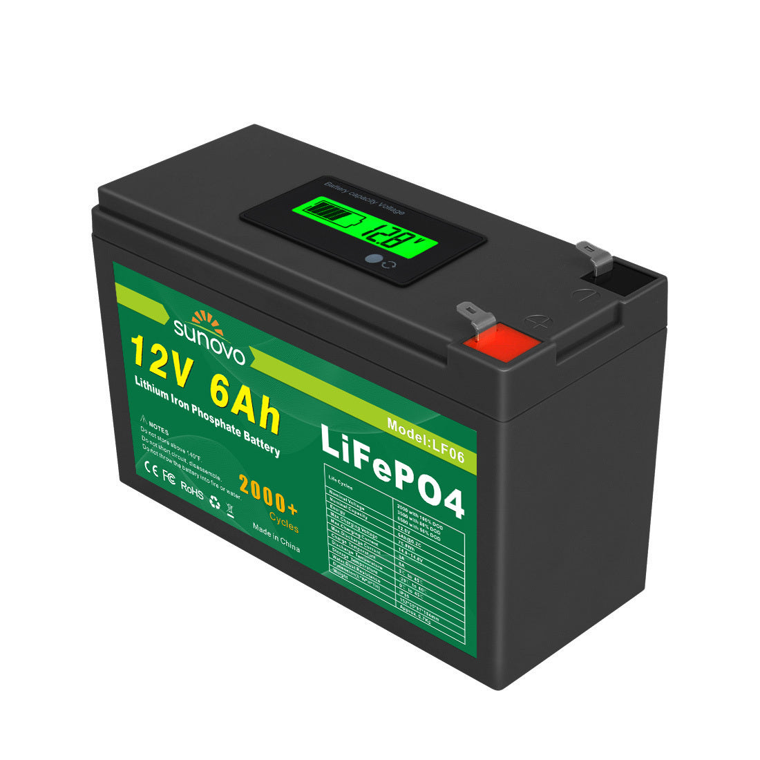 Samland 12V 6AH LiFePO4 Battery