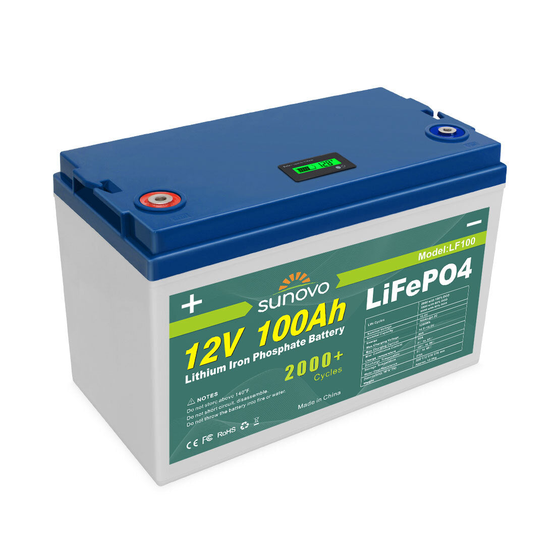Samland 12V 100AH LiFePO4 Battery