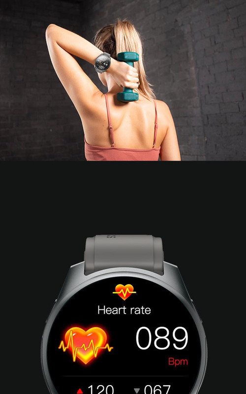 2-in-1 Smartwatch Earphones and Charging Dock Titanium Grey - Image 12