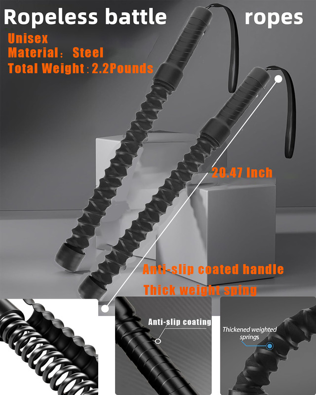 Ropeless Battle Ropes for Home Gym - Image 2