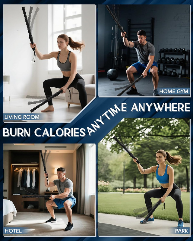 Ropeless Battle Ropes for Home Gym - Image 5