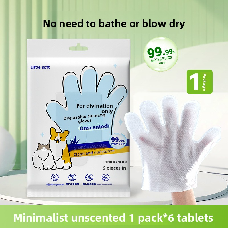Pet Cleaning Gloves for Dog Bathing 2 Packs - Image 6