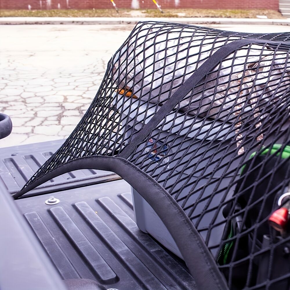 High-Elasticity Truck Bed Cargo Net Stretchable Mesh