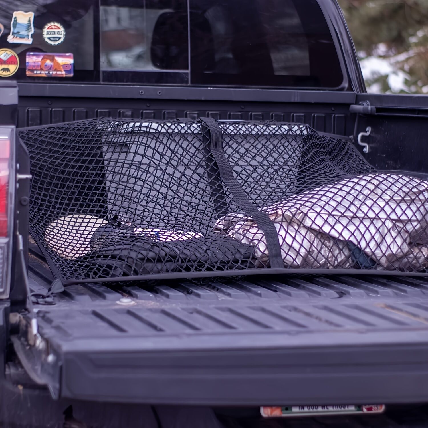 High-Elasticity Truck Bed Cargo Net Stretchable Mesh - Image 4
