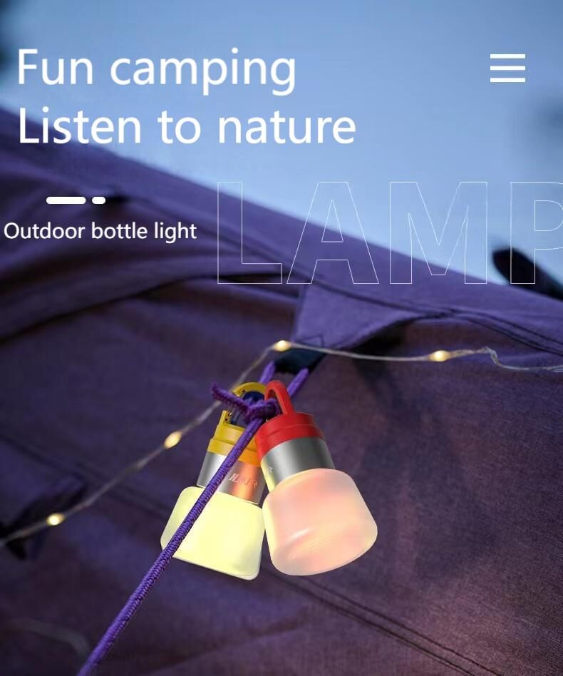 2 Random Color Outdoor Camping Lights