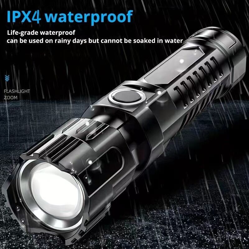 USB Rechargeable Flashlight 1800mAh 150 Lumens