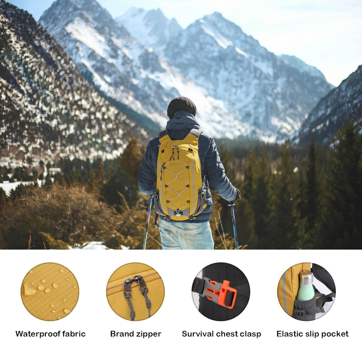 Small Hiking Backpack Style 1 - Image 6