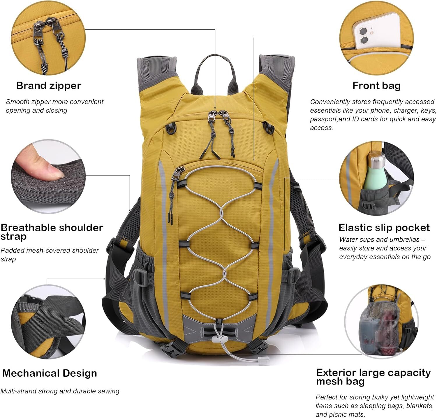 Small Hiking Backpack Style 1 - Image 4