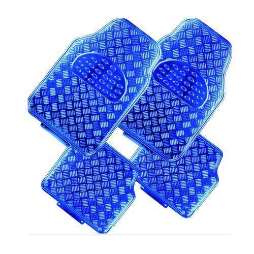 VENOM 4-Piece Rubber Car Mat - Blue