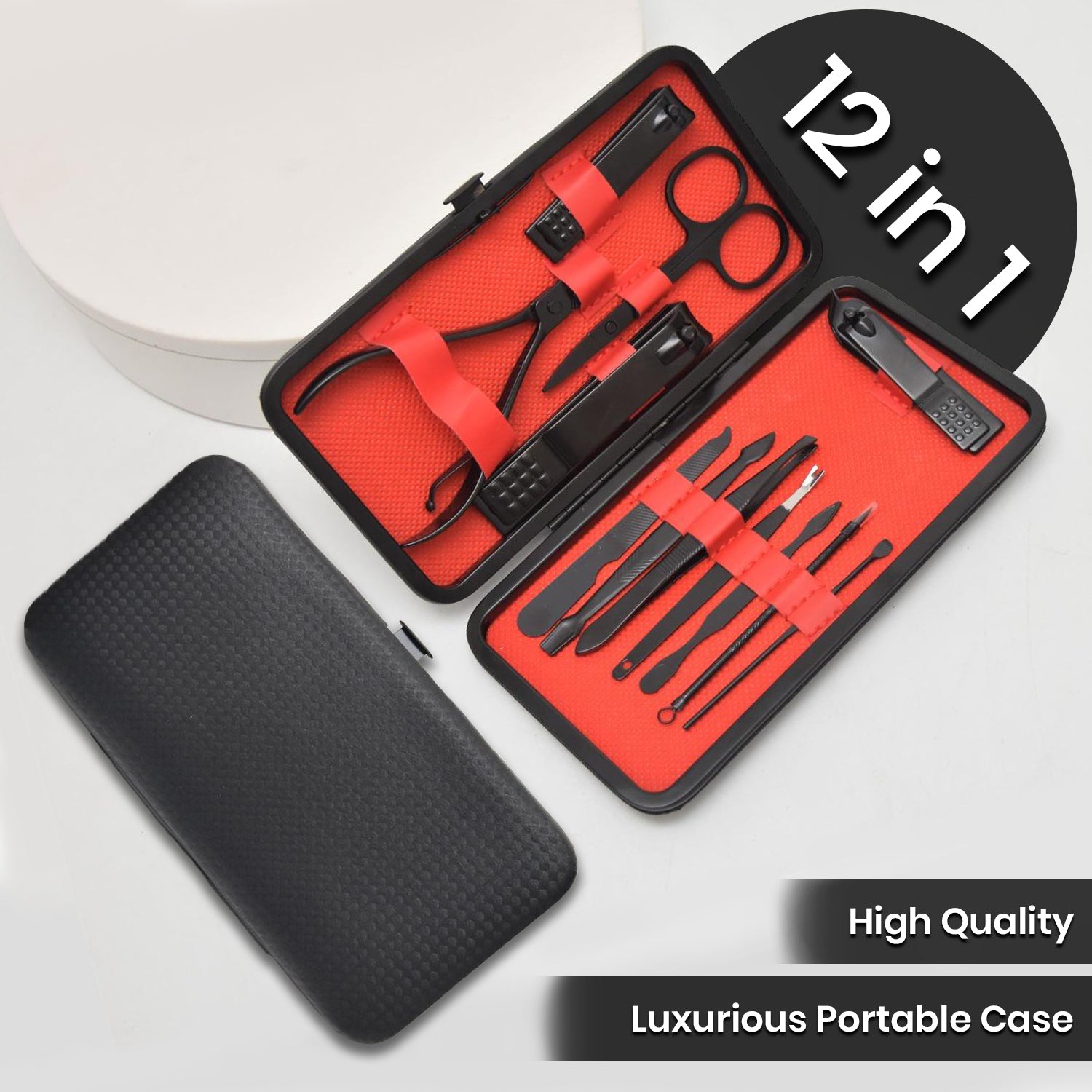 12PCS Manicure Pedicure Kit Set