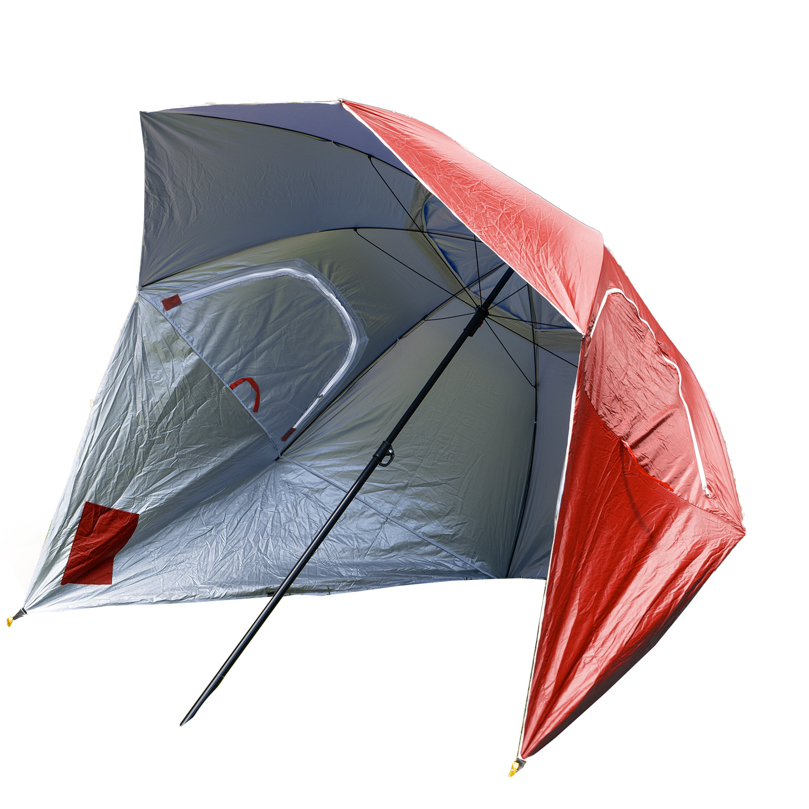 Havana Outdoors Beach Umbrella 2.4M Red