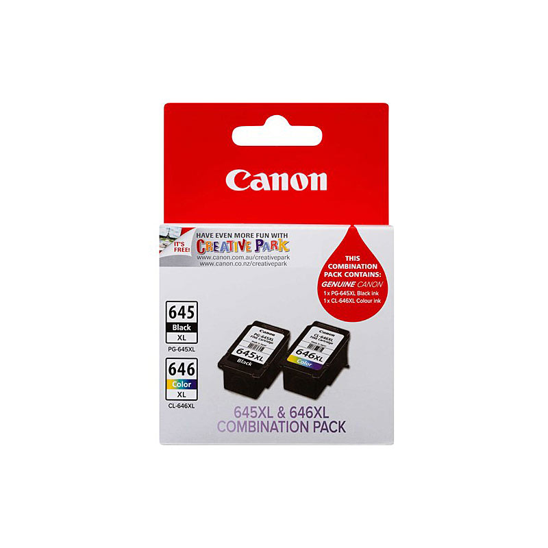 CANON PG645 CL646 XL Ink Cartridge Twin Pack - Image 2