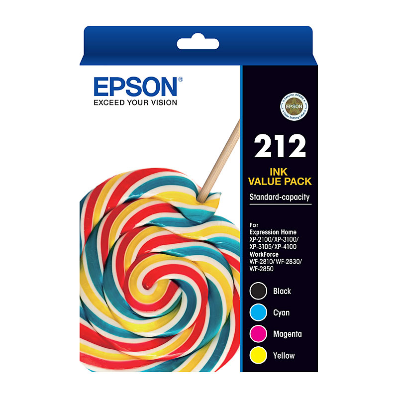 EPSON 212 4-Color Ink Value Pack