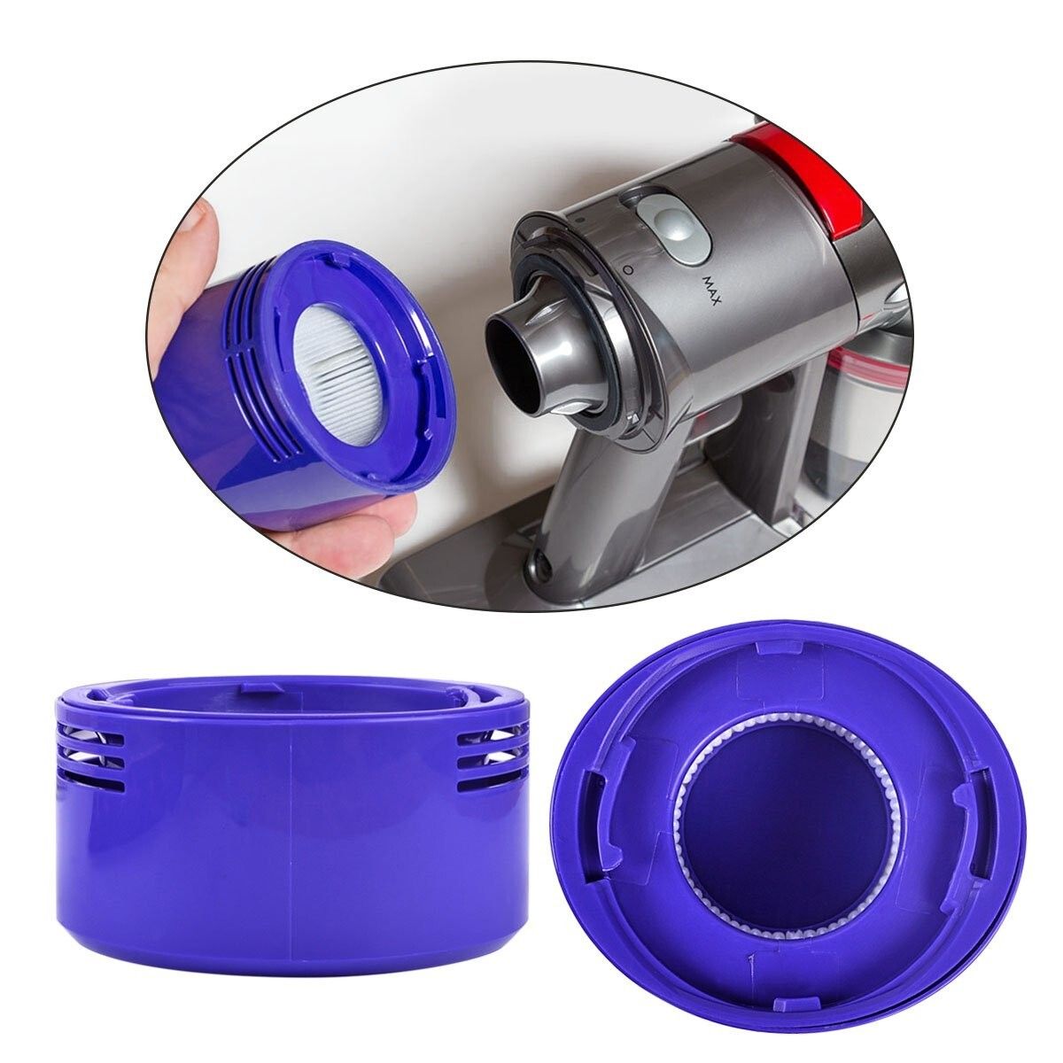 Post Motor Filter for Dyson V7 V8