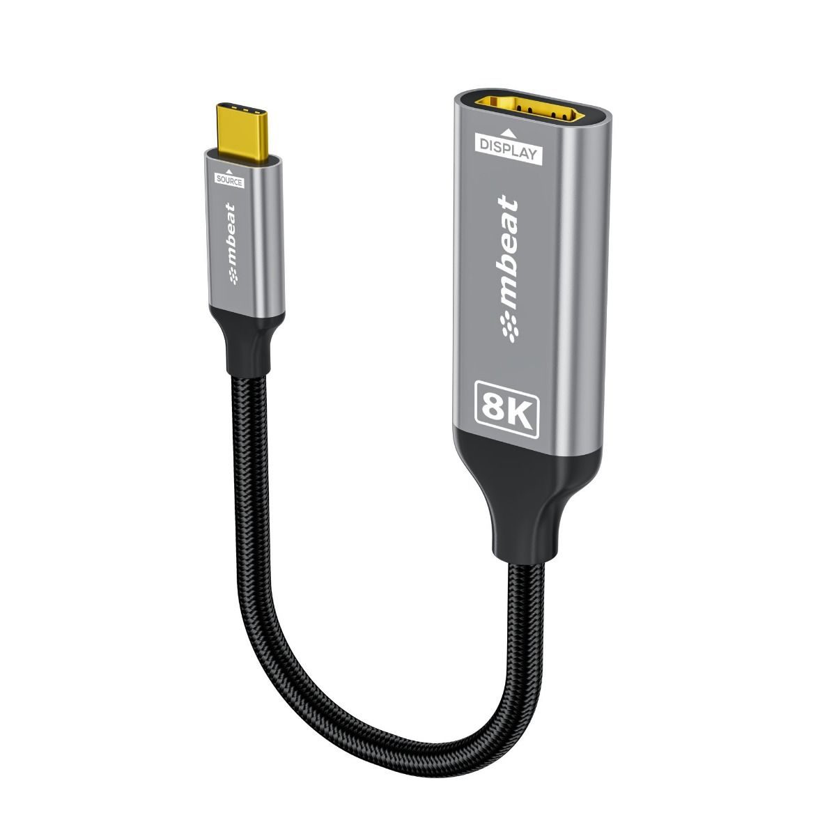 mbeat Tough Link 8K USB-C to HDMI Adapter in Space Grey