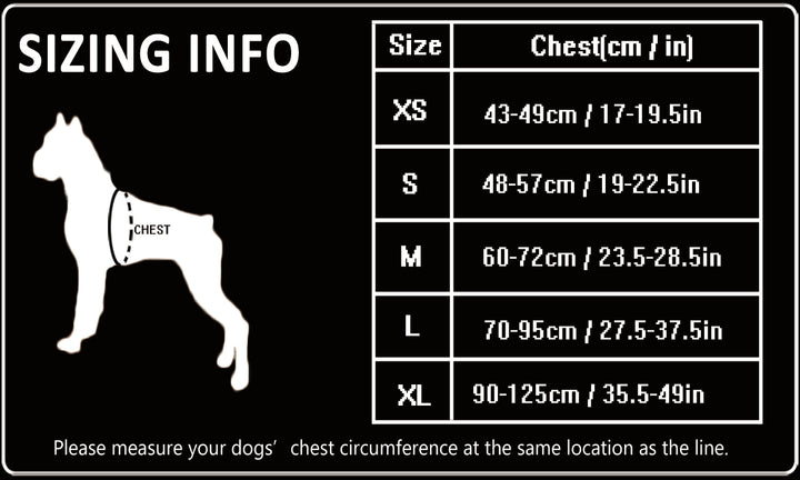 Reflective Heavy-Duty Dog Harness Orange Small - Image 4