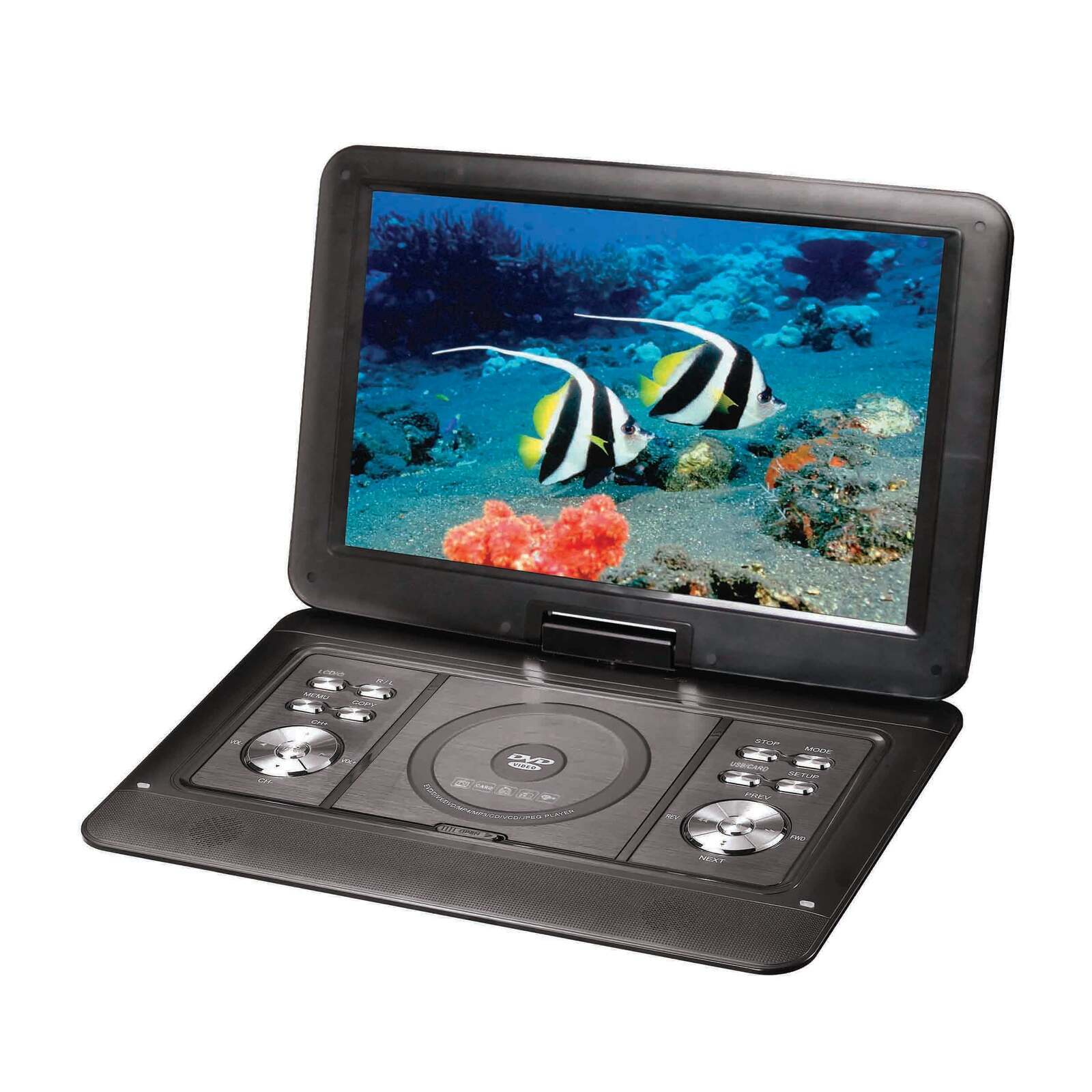 15.4 Inch Swivel Portable DVD Player (Rechargeable Entertainment Screen)