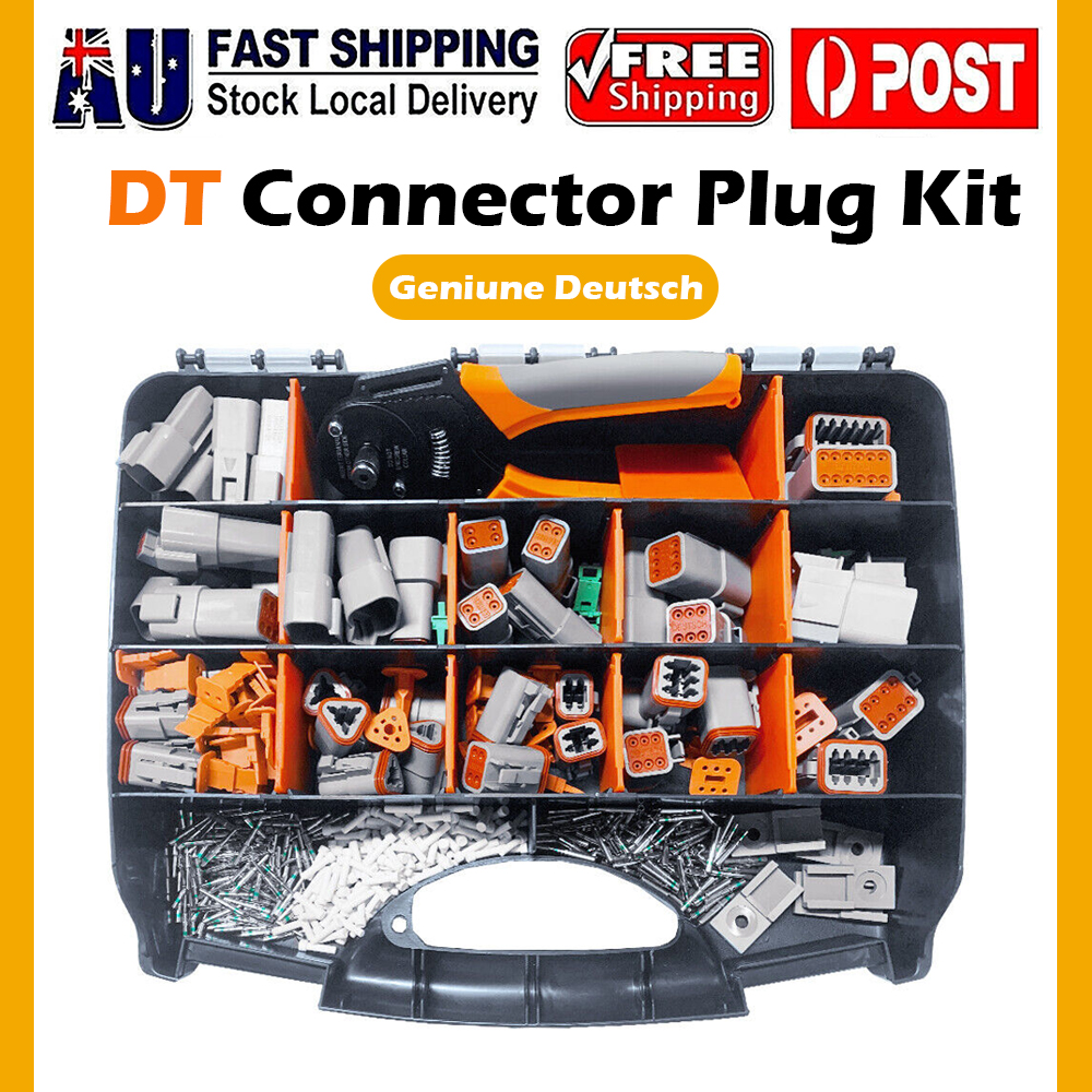 550PCS Deutsch Connector Kit with Crimp Tool