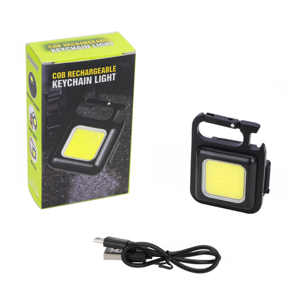 Mini Waterproof Rechargeable LED Keychain Flashlight - Image 3