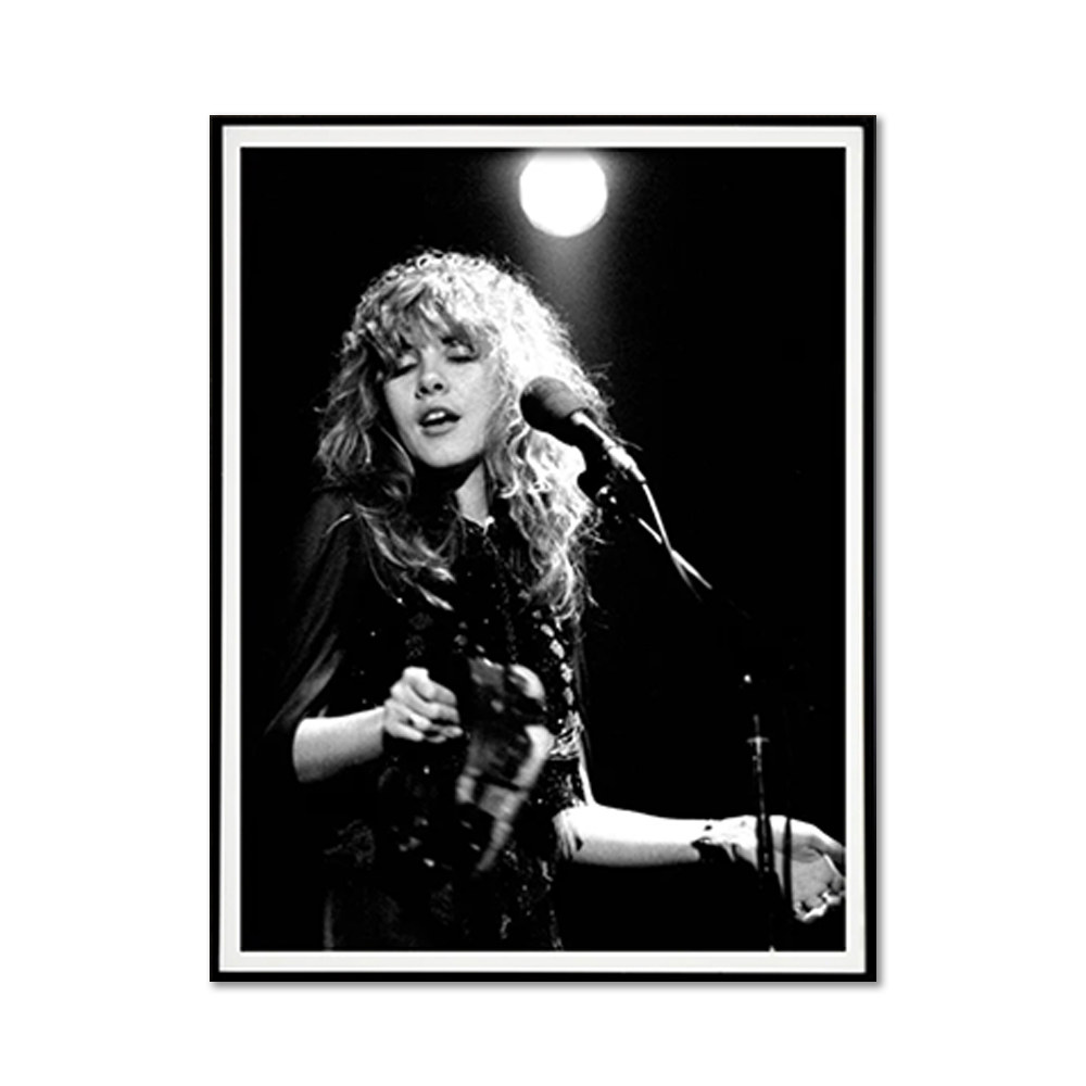Young Stevie Nicks Poster Framed Canvas Wall Art 60x90cm
