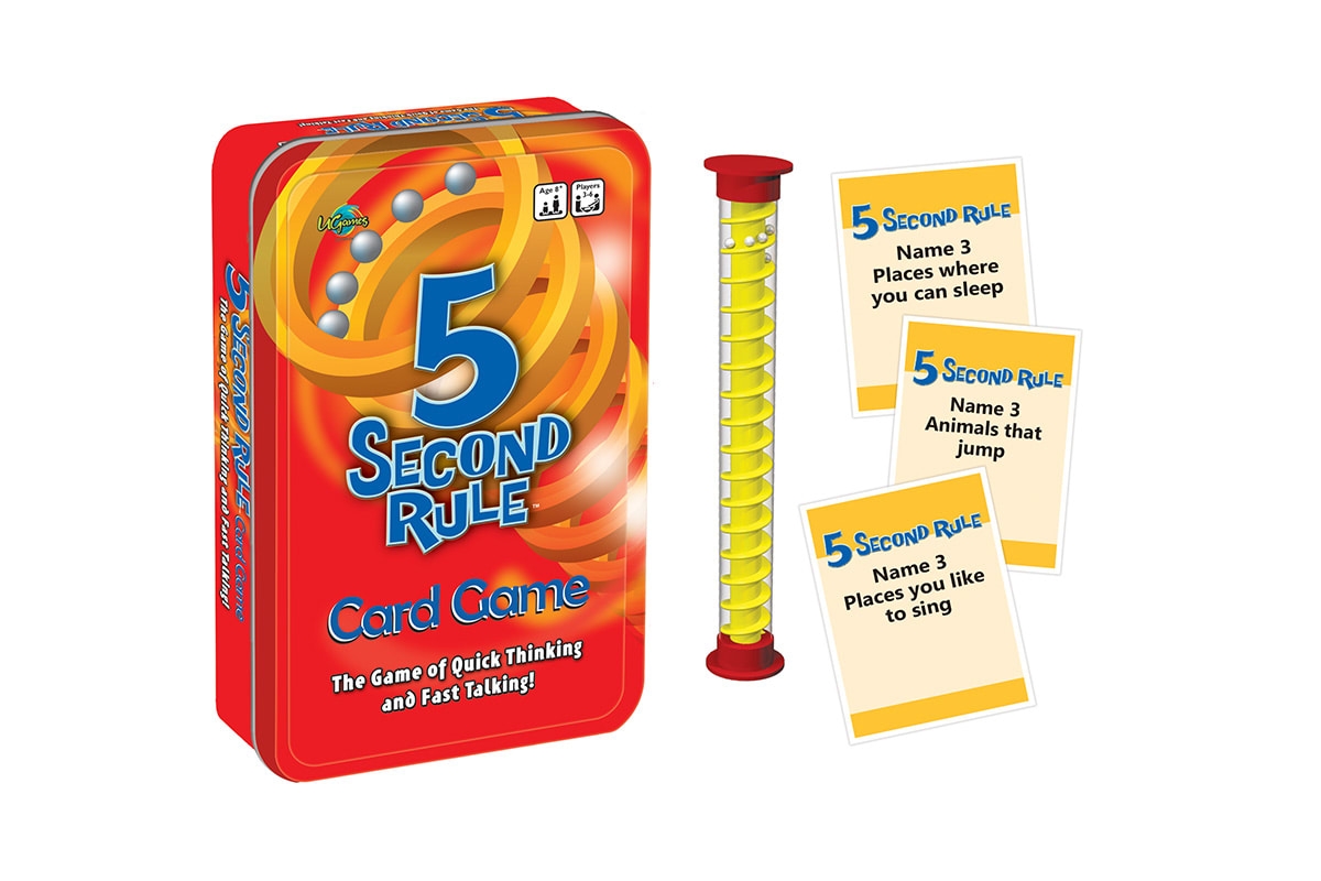 5 Second Rule Tin Card Game (Quick Thinking)