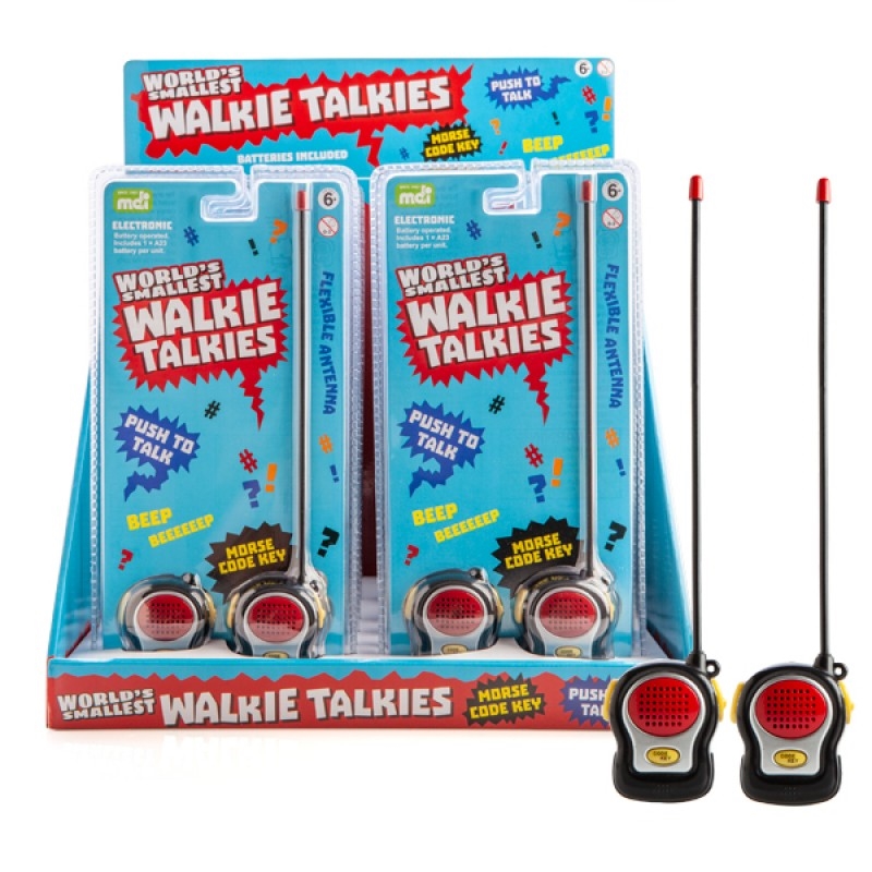 Worlds Smallest Walkie Talkies Set