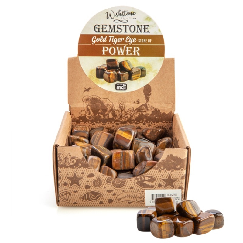 Gemstone Tumbled Gold Tiger Eye (Random)