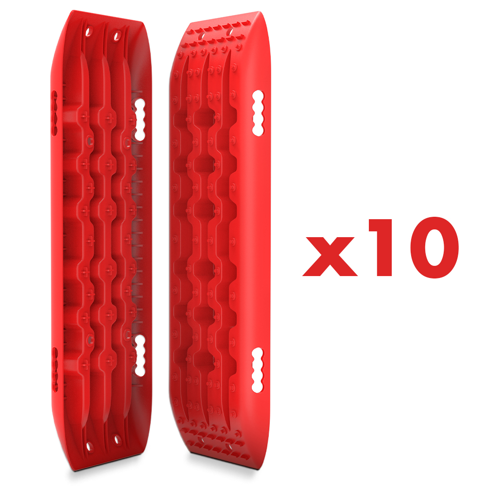 X-BULL Gen 2.0 10 Pairs Recovery Tracks Boards Red
