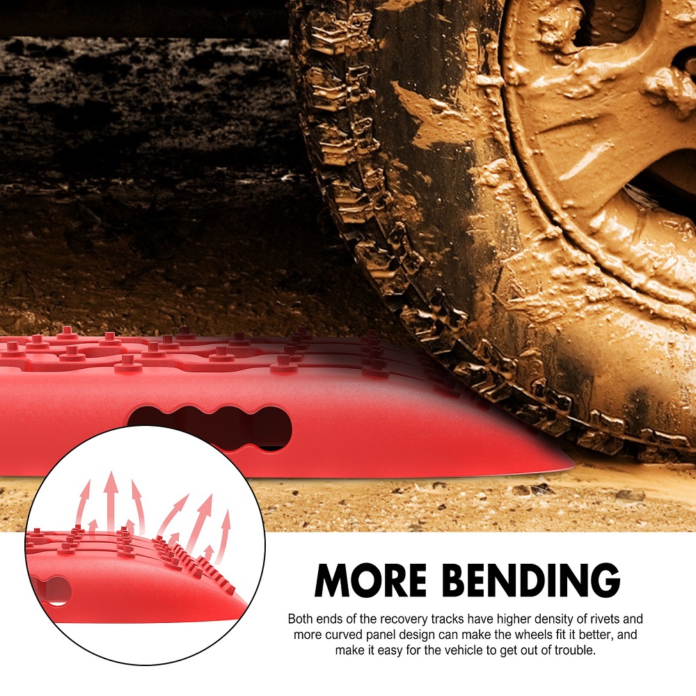 X-BULL Gen 2.0 10 Pairs Recovery Tracks Boards Red - Image 5