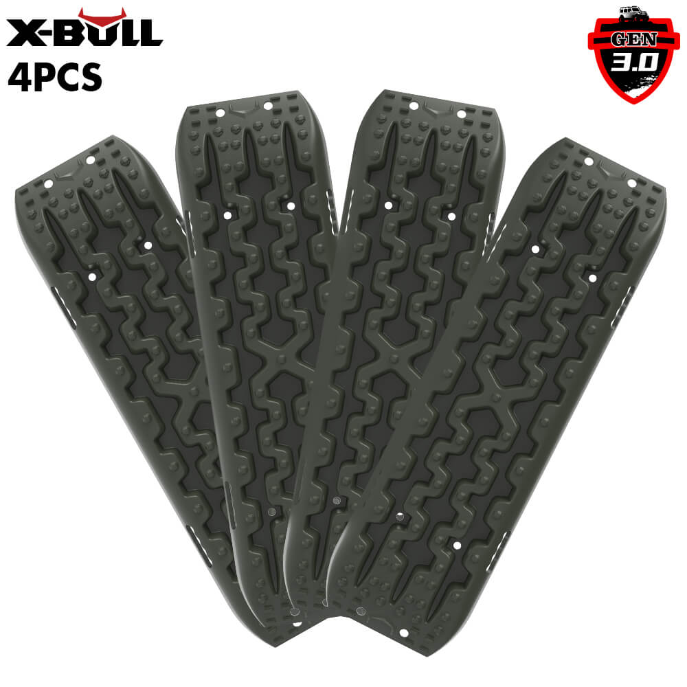X-BULL Gen 3.0 Off-Road 4WD Recovery Tracks 2 Pairs - Olive