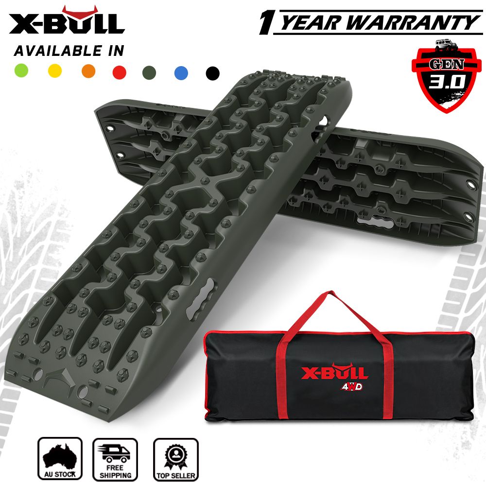 X-BULL Gen 3.0 Off-Road 4WD Recovery Tracks 2pcs - Olive