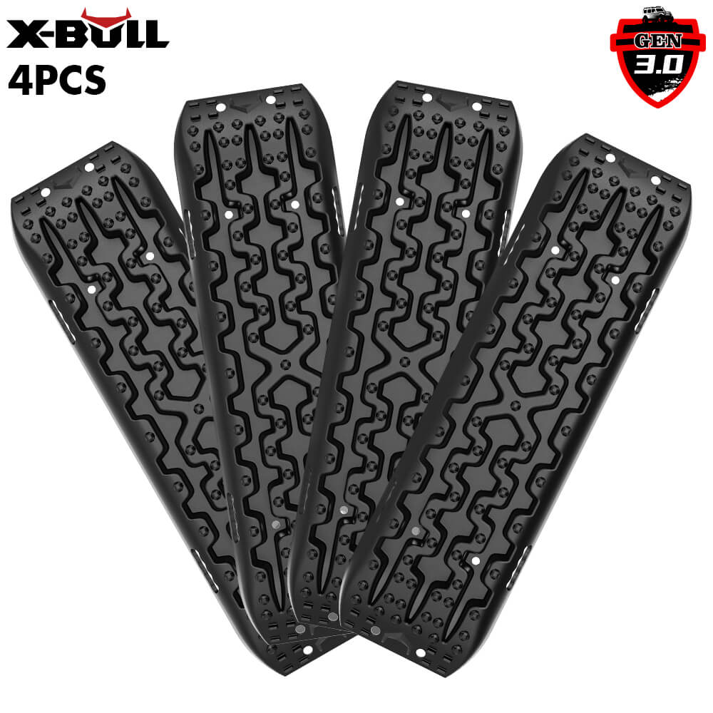 X-BULL Gen 3.0 Off-Road 4WD Recovery Tracks 2 Pairs - Black