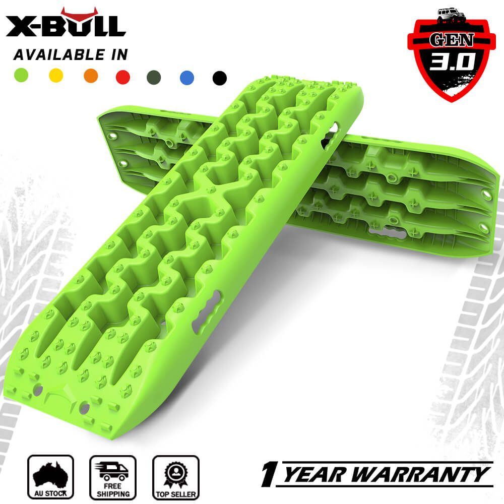 X-BULL Gen 3.0 Green 10T Recovery Tracks 2 Piece Set