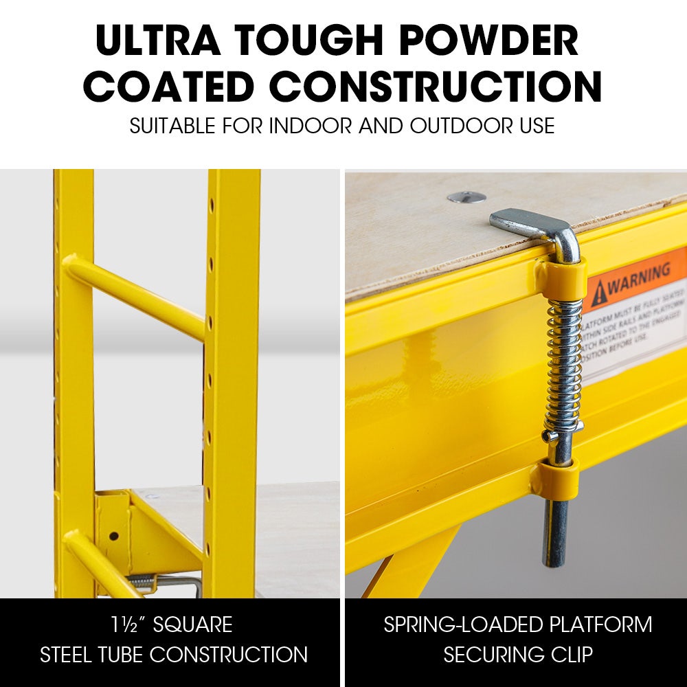 Baumr-AG Mobile Scaffold Platform with Guard Rail & Trapdoor Hatch - Image 4