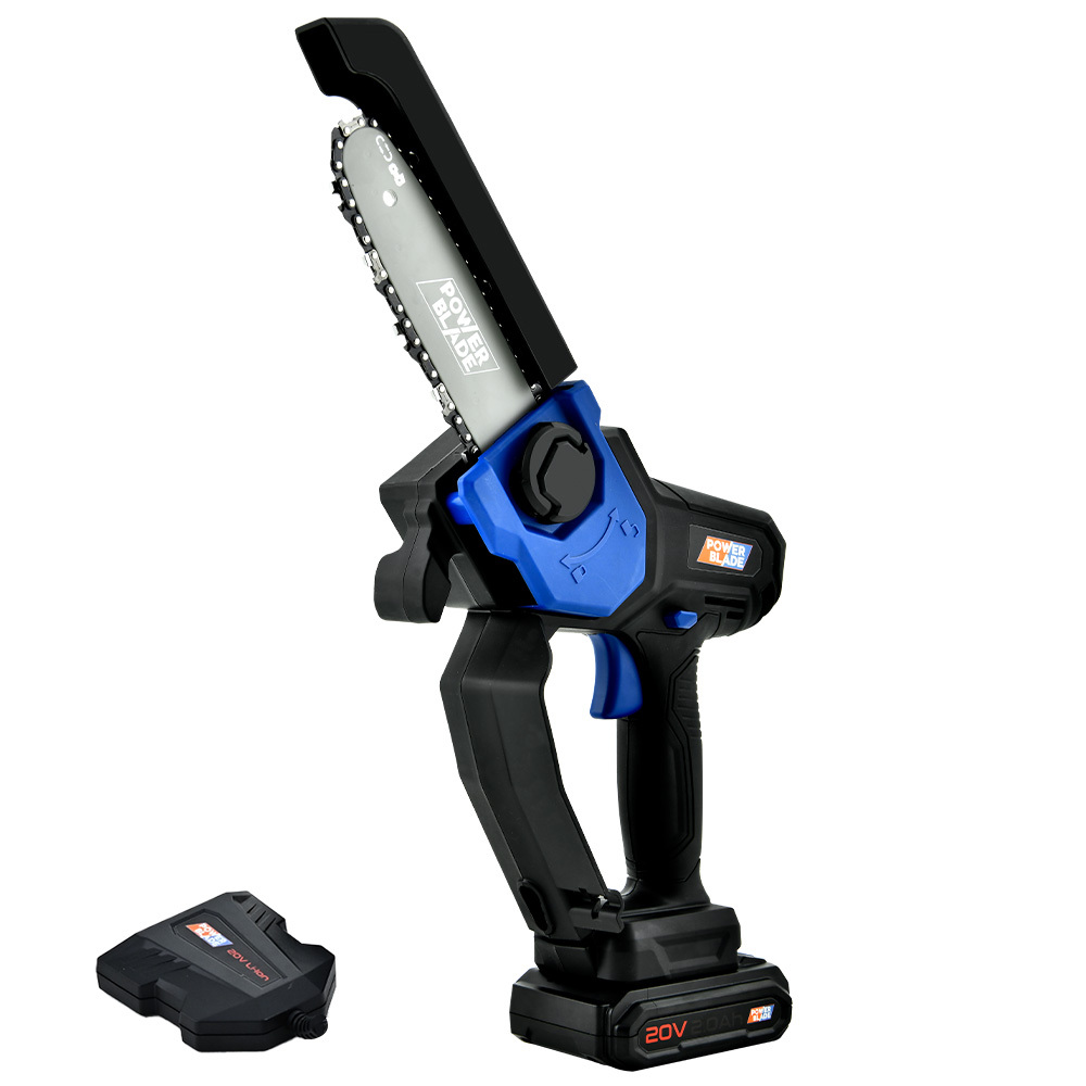 Powerblade SW6 20V Cordless Mini Chainsaw Kit with Battery