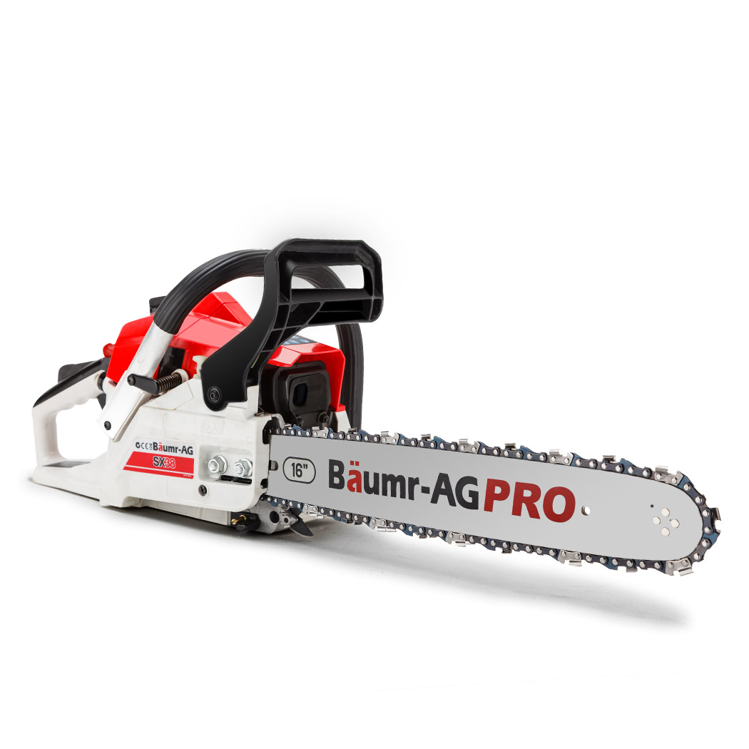 Baumr-AG 38CC Petrol Commercial Chainsaw 16-Inch Bar E-Start 3.2 HP