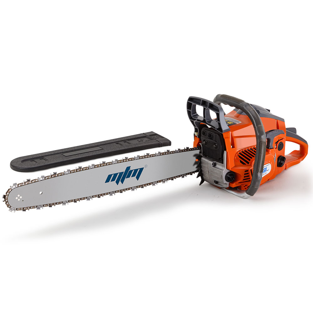 Baumr-AG 45CC Petrol Chainsaw Commercial 18 Bar E-Start Saw