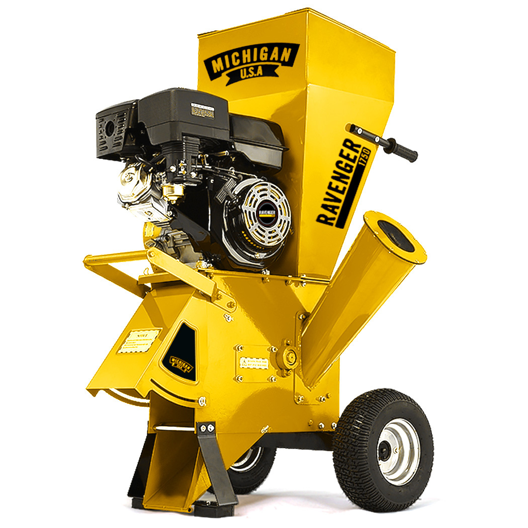 MICHIGAN 18HP Petrol Commercial Wood Chipper Mulcher